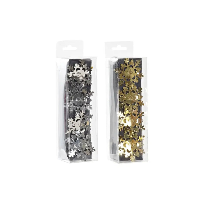 Napkin holder DKD Home Decor Set Metal Snowflakes (5 x 5 x 17 cm) (2 Units) - Декорация и Осветление<<<Дом