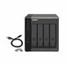 NAS Network Storage Qnap TR-004 Black - Компютър Мрежи и компоненти<<<Компютри| Електроника<<<BigBuy&&&Твърди