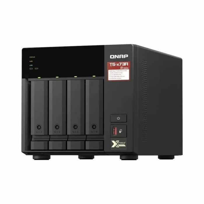 NAS Network Storage Qnap TS-473A-8G Quad Core Black - Компютър Мрежи и компоненти<<<Компютри|