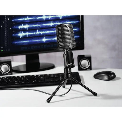 Настолен микрофон HAMA MIC-USB Allround 139906 - Микрофони<<<Компютърна периферия<<<ValiAPI