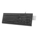 Natec Keyboard Moray US Layout With Id Card Reader Black - Клавиатури<<<NATEC компютърна