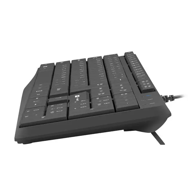 Natec Keyboard Nautilus SLIM US Layout Black - Клавиатури<<<NATEC компютърна