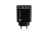 Natec USB Charger Ribera 1X USB-A + 1X USB-C 20W Black - Аксесоари<<<NATEC компютърна