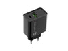 Natec USB Charger Ribera 1X USB-A + 1X USB-C 20W Black - Аксесоари<<<NATEC компютърна