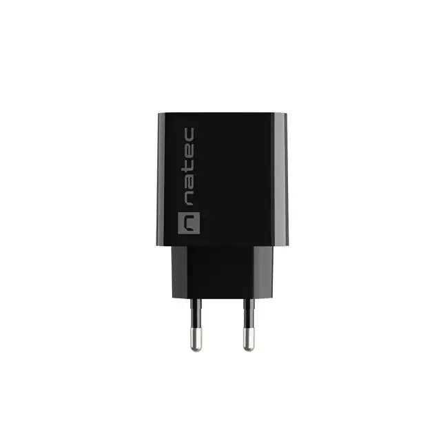 Natec USB Charger Ribera 1X USB-A + 1X USB-C 20W Black - Аксесоари<<<NATEC компютърна