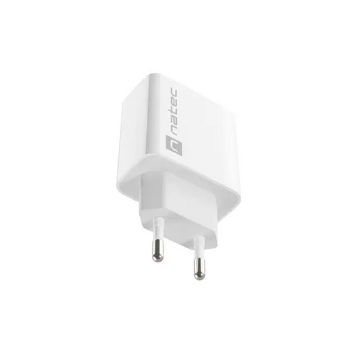 Natec USB Charger Ribera 1X USB-A + 1X USB-C 20W White - Аксесоари<<<NATEC компютърна