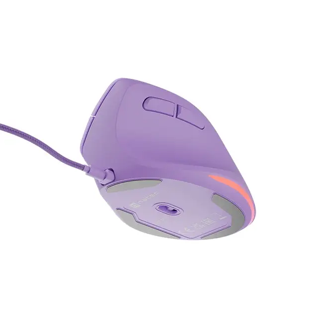 Natec Vertical Mouse Crake 2 Pro 12800DPI Optical Pure Lavander - Мишки<<<NATEC компютърна