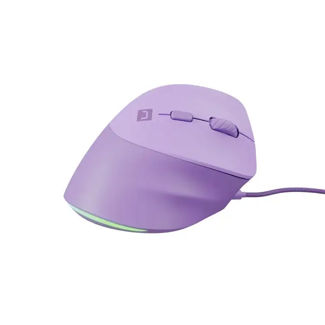 Natec Vertical Mouse Crake 2 Pro 12800DPI Optical Pure Lavander - Мишки<<<NATEC компютърна