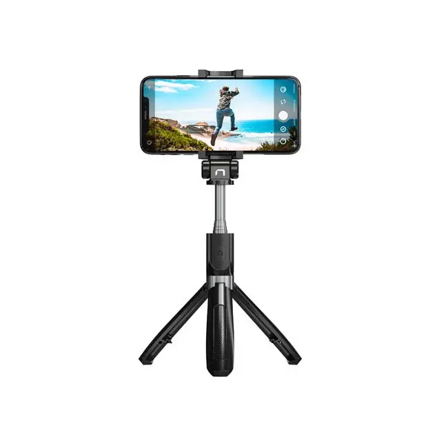 Natec Wireless Selfie Tripod Alvito BT 4.0 Black - Аксесоари<<<NATEC компютърна