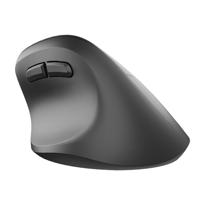 Natec Vertical Mouse Crake 2  BLUETOOTH 5.2 + 2.4GHZ BLACK 2400dpi, Right handed, black
