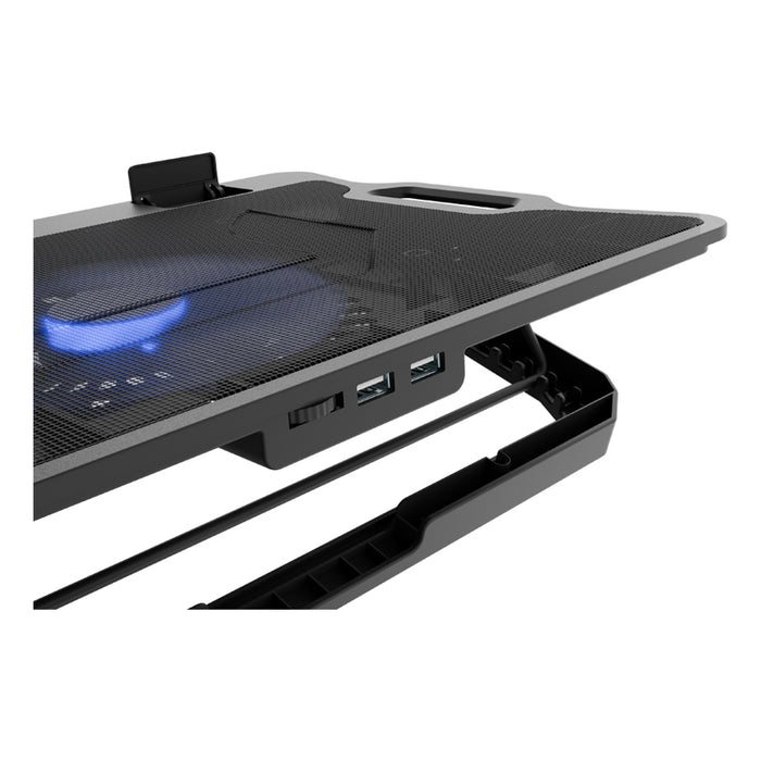 Natec Laptop Cooling pad Dipper 2 12,1-17,3'' Fan, LED Light, 2 USB