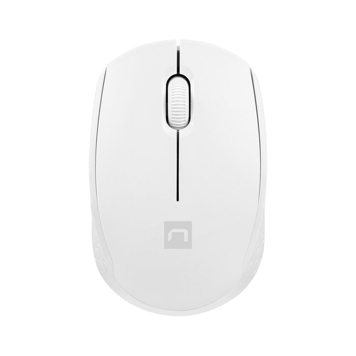 Natec Mouse Stork Wireless 1600DPI Optical, White