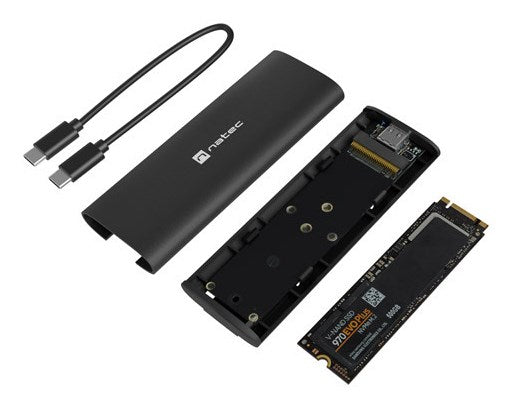M.2 NVME drawer, Natec Rhino, black