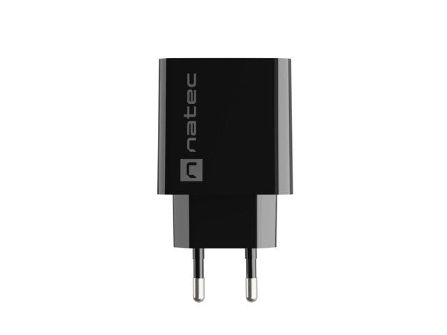 Natec USB Charger Ribera 1X USB-A 18W, Black
