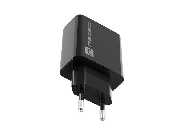 Natec USB Charger Ribera 1X USB-C 20W, Black