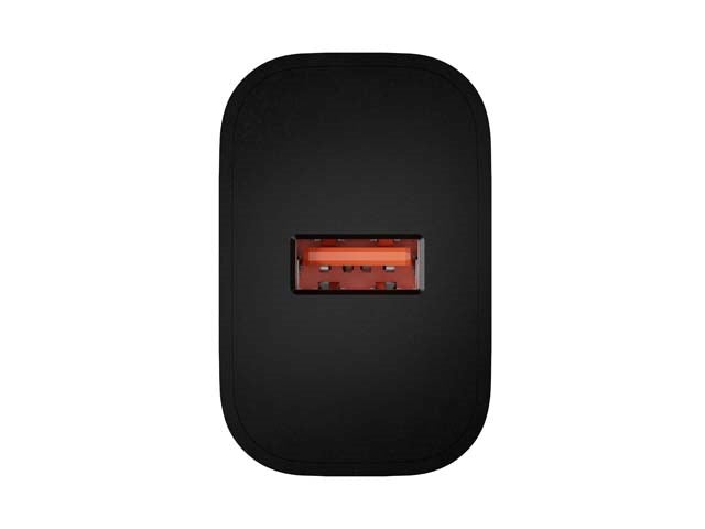WALL CHARGER NATEC RIBERA 1X USB-A 18W BLACK