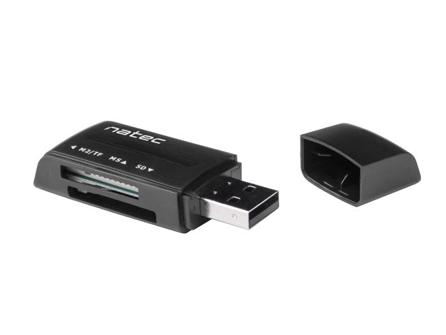 Natec Card Reader MINI ANT 3 SDHC MMC M2 MICRO SD USB 2.0 Black