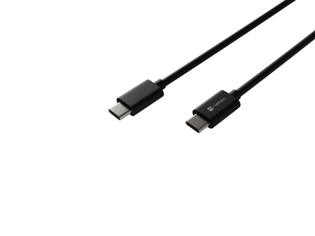 Natec USB-C(M) -> USB-C (M) 2.0 cable 2m pd 100w Black