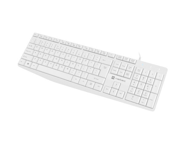 Natec Keyboard Nautilus US Layout White