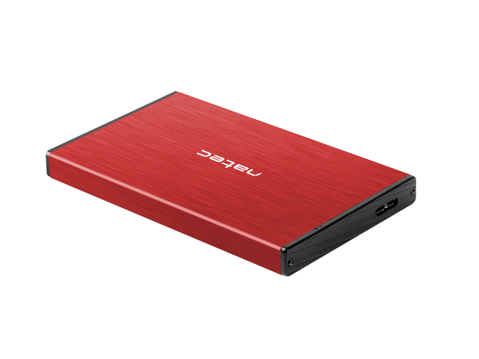 2.5'' SSD/HDD drawer, Natec Rhino Go, USB 3.0, red