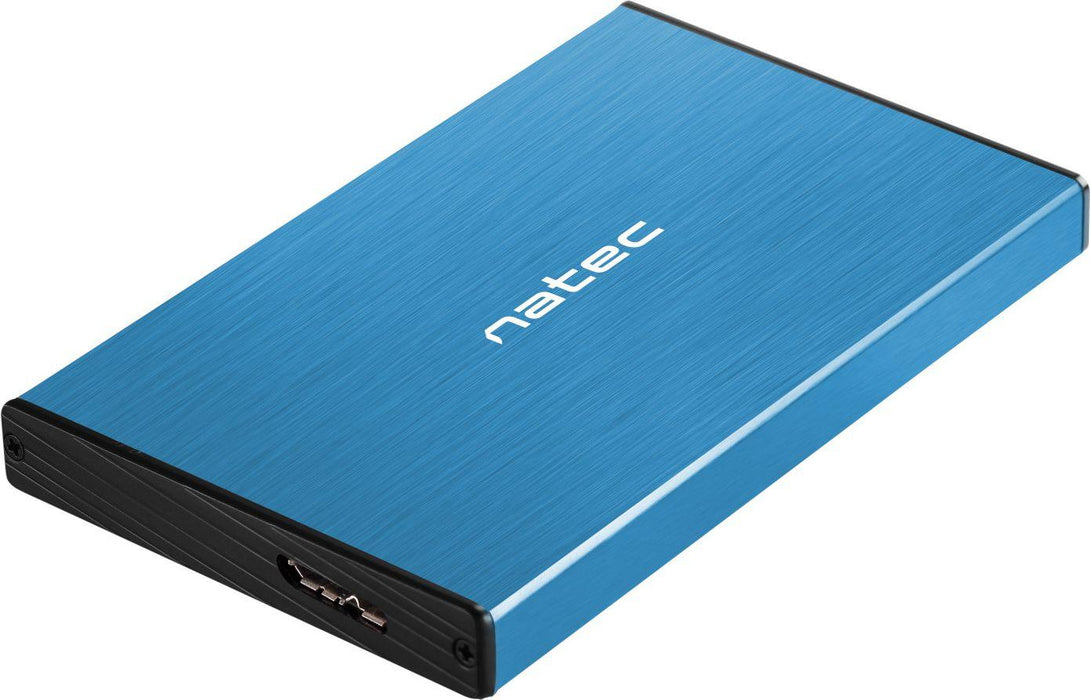 2.5'' SSD/HDD drawer, Natec Rhino Go, USB 3.0, blue
