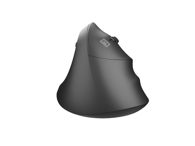Natec Vertical Mouse Crake 2  BLUETOOTH 5.2 + 2.4GHZ BLACK 2400dpi, Right handed, black
