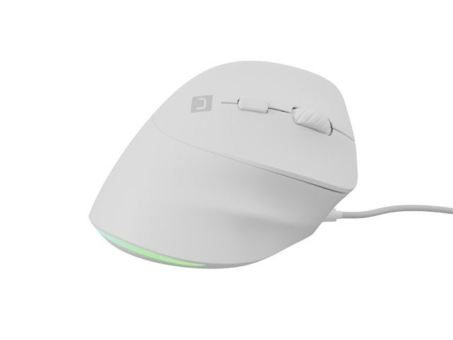 Natec Vertical Mouse Crake 2 Pro 12800DPI Optical White
