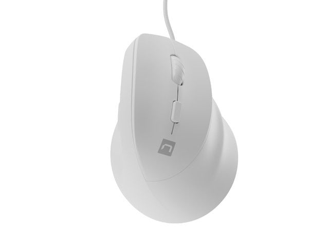 Natec Vertical Mouse Crake 2 Pro 12800DPI Optical White