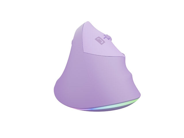 Natec Vertical Mouse Crake 2 Pro 12800DPI Optical Pure Lavander