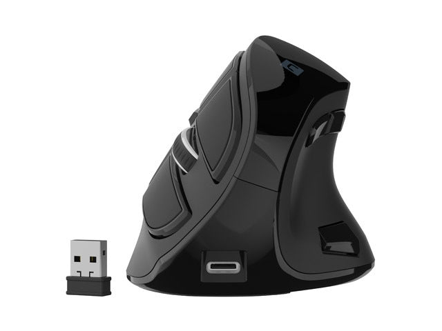 Natec Euphonie Pro Wireless Vertical Mouse BT 5.0 4000DPI, Silent, Programmable