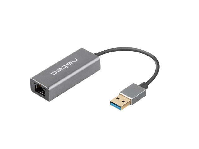 Natec Cricket USB to RJ45 Ethernet Adapter Network Card Cricket USB 3.0, 1xRJ45 1GB, Cable