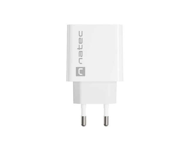 Natec USB Charger Ribera 1X USB-A 18W, White