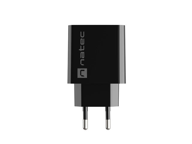 Natec USB Charger Ribera 1X USB-A 18W, Black