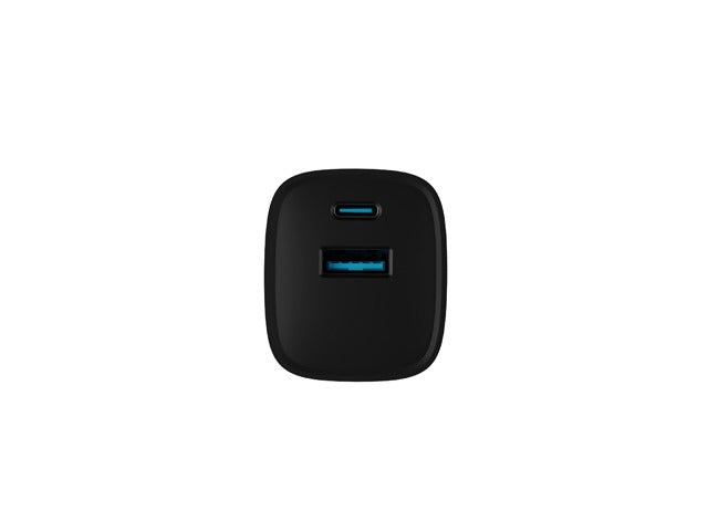 Natec USB Charger  Ribera Gan 1X USB-A + 1X USB-C 30W, Black