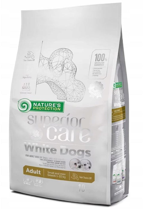 NATURE'S PROTECTION Superior Care White Dogs Grain Free Adult Small Lamb - dry dog food - 10 kg