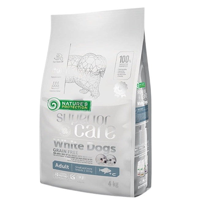 NATURE'S PROTECTION Superior care White Fish Small and mini - dry dog food - 4kg