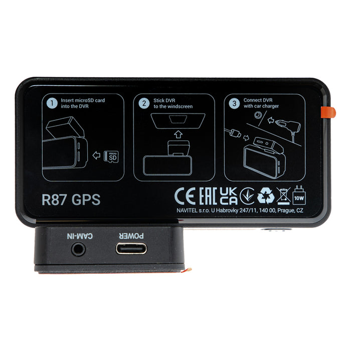 DVR NAVITEL R87 3.7 ", 2592 x 1944, 150°, GPS, WI-FI