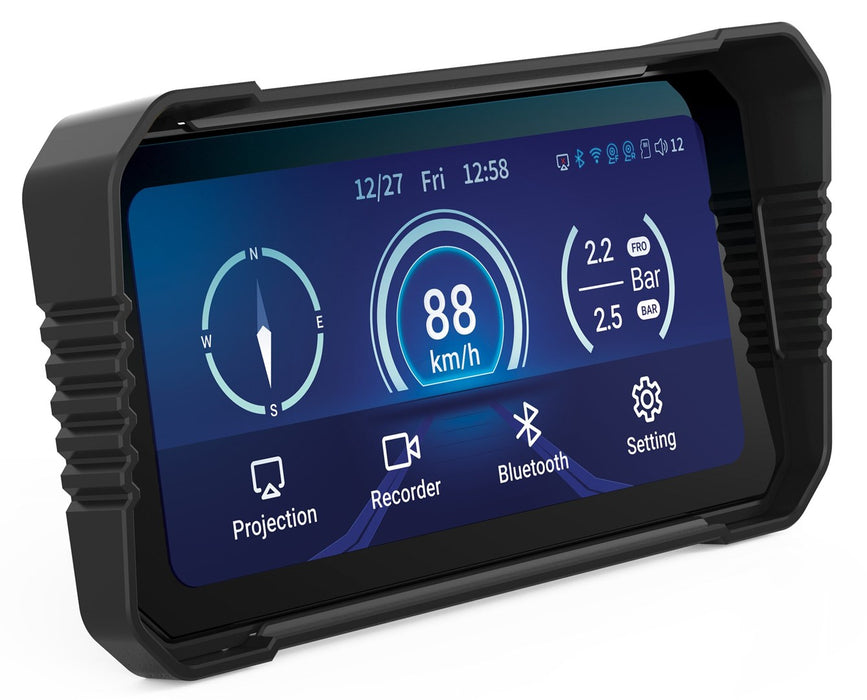 NAVITEL MS850 DUAL Motorcycle camera Navigation Multimedia screen Front and rear video recorder