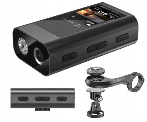 NAVITEL FLOW DL800 4K HDR GPS bicycle dashcam 430lm bicycle light