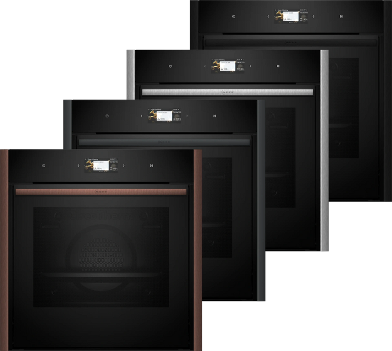 Built-in oven NEFF B69CS7KY0, N 90, 71 l, Pyrolysis, Slide&Hide, Flex Design