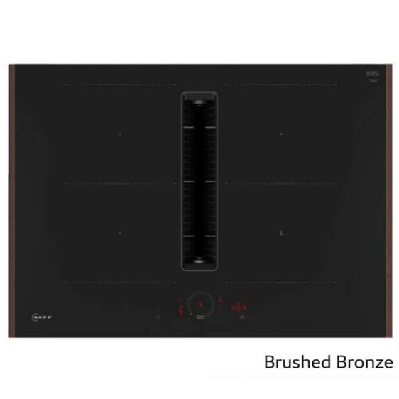 Induction hob with built-in ventilation NEFF V57YHQ4C0 70 cm Flex Design