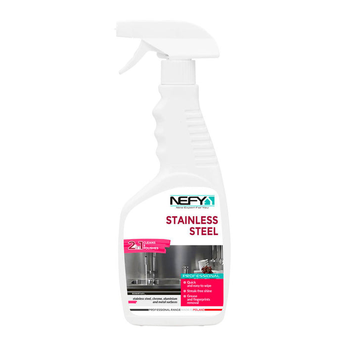 STAINLESS STEEL CLEANER 500 ML NEFY