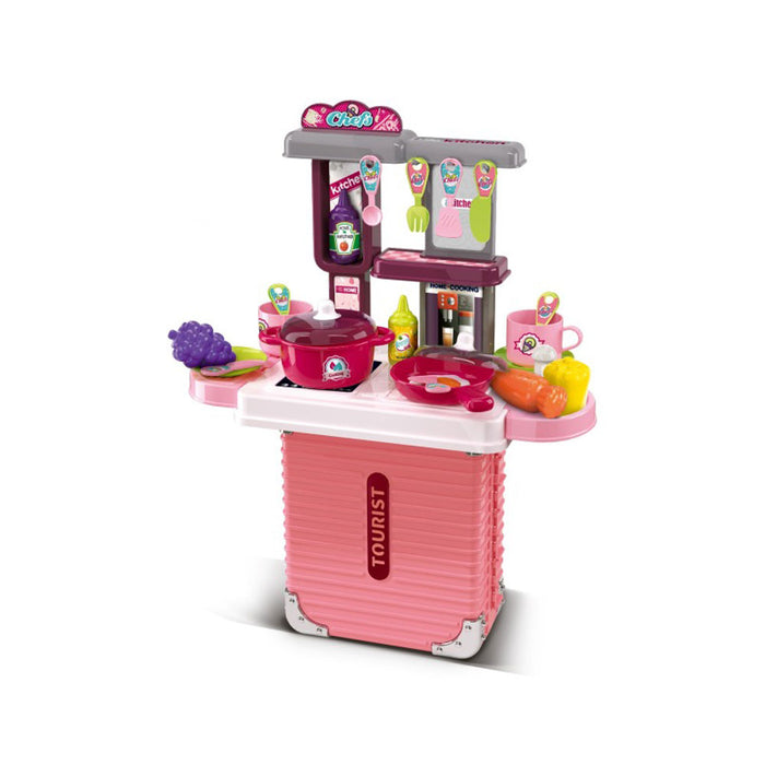 Xiong Cheng Kitchen in a Suitcase Pink