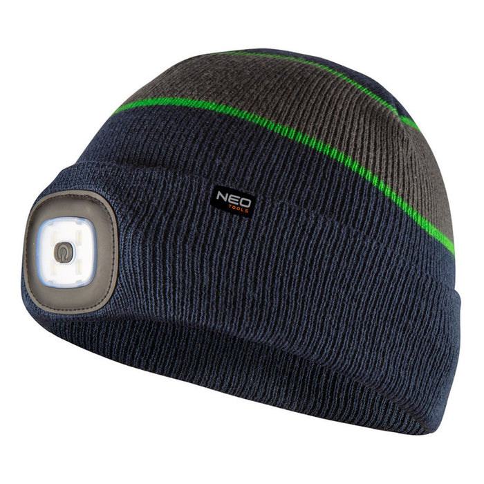 KNIT HAT WITH LED FLASHLIGHT NEO 81-630