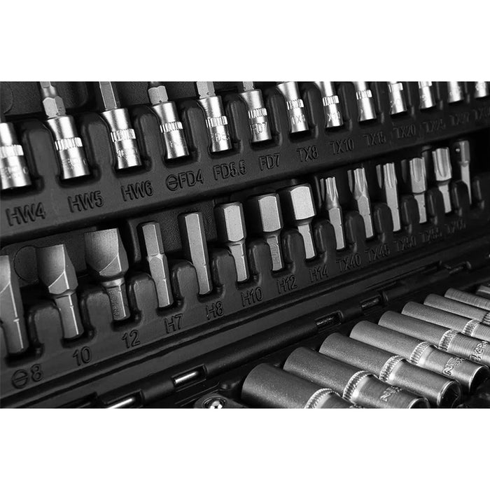 TOOL SET 110 PIECES 1/2" AND 1/4" NEO 10-211