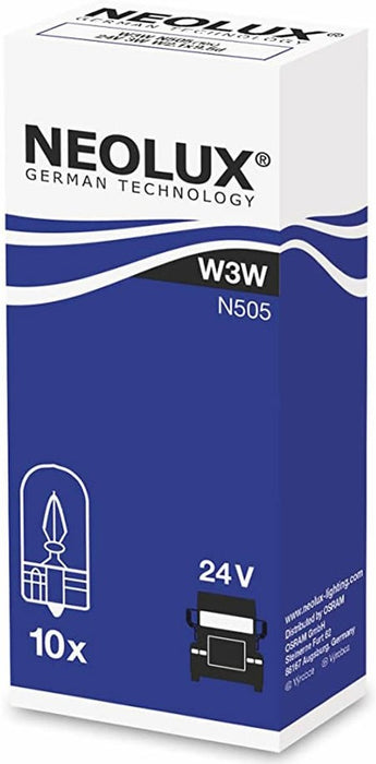 NEOLUX W3W 3200K 24V CARTON BOX 10 PCS