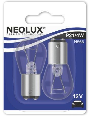 NEOLUX P21/4W 3200K 4W 12V BLISTER X2 PCS