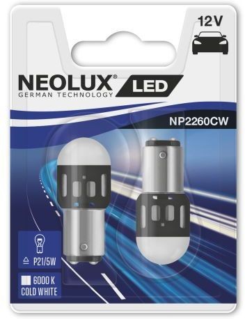 NEOLUX P21/5W 6000K 1 W 12V BLISTER X2 PCS