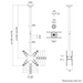 Neomounts Back to Back Screen Ceiling Mount (Height: 106-156 cm) - Стойки за таван<<<NEOMOUNTS BY NEWSTAR