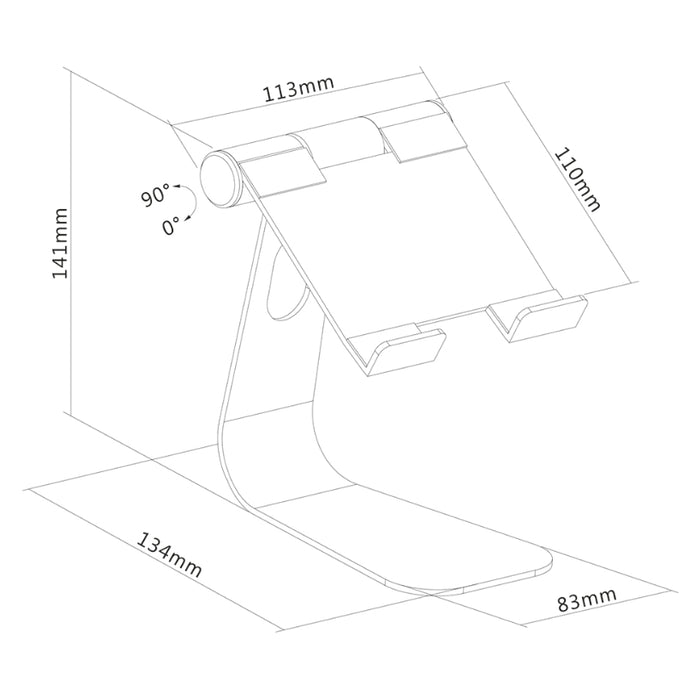 Neomounts Tablet Desk Stand (suited for tablets up to 11")